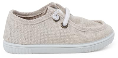 Pisamonas Náuticos Wallaby Suela Fina Cordones Elásticos Talla 30 Color Piedra