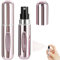 5ml Perfume Atomiser Aftershave Travel Refillable Bottle Portable Handbag Spray-5ML Nicotine Free - Nicotine Free (Glossy Pink)