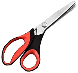 Kitchen Scissors Zig Zag Cut Scissors for Sewing Dressmaker Scissors Tailor Cutting Shears Scissors Leather Craft Scissors