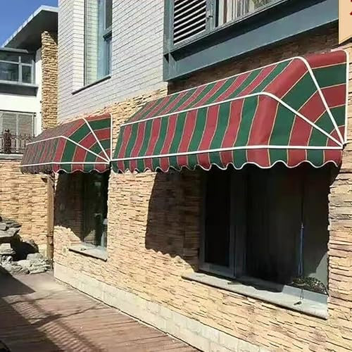 Auvent rétractable français courbé manuel imperméable pour jardin café