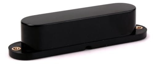 Ensemble de 3 Caches-micro Simple Bobinage pour Guitare Électrique | Noir en Plastique, avec Œillets Cuivre, Format sans Trous, Lot de 3 Set de Set de Pièces