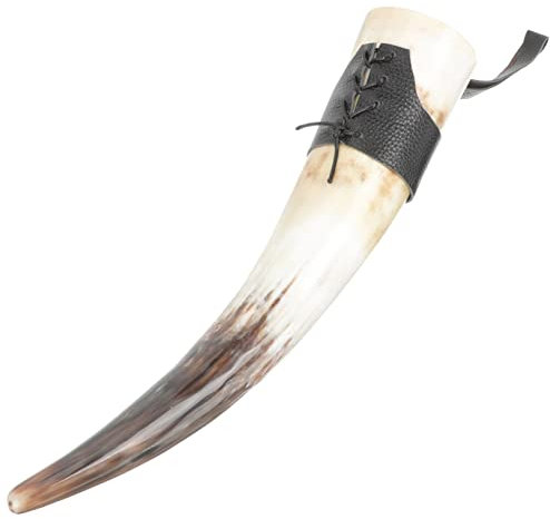 Cabilock 1 klaxon à air portable chope de bière en corne tasse en grès tasse de fête des pères cornes cosplay coupe en corne pour boire du vin tasse décorative en corne tasse à boire pu