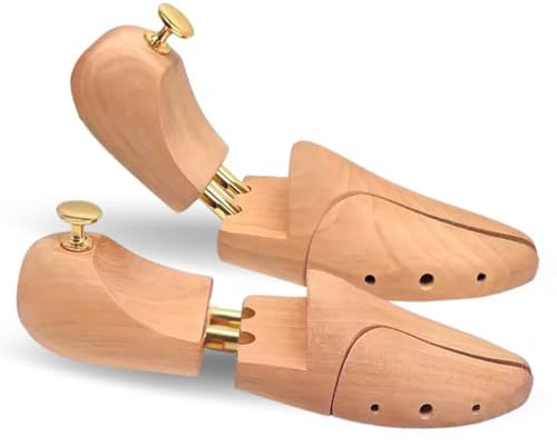 Piashow Schuhspanner Herren Damen, Schuhspanner Zedernholz mit Einstellbarer Federn für Alle Schuhe