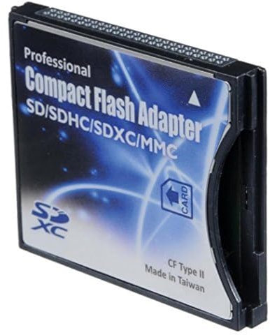 SD/SDHC/Eye-Fi Karten zu CF Typ II Adapter für professionelle DSLR-Digital SLR Kamera