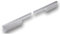 SIRO Möbelgriff Wendlingen, Modern, Aluminium chrom glänzend, 412 mm x 29 mm x 10 mm, LA 288 und 384 mm, 2110-412ZN1