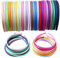 Candygirl 26 Pezzi 10 mm Bambina/Ragazze Fascia per Capelli in Raso Cerchietti Coperto di Nastro Accessorio dei Capelli, 36cm Perimetro
