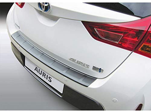 RGM ABS Heckstoßstangenschutz passgenau | kompatibel mit Toyota Auris 5 türer 2013-8/2015 Schwarz 'Ribbed'