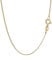 NKlaus 45cm Panzerkette 585 Gelbgold 14 Karat elegante Halskette filigrante Breite 1,1mm Collier 1,8g federleicht 8841