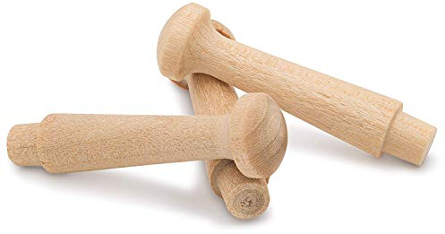 Mini Shaker Pegs 1-3/4 Inch with 1/4 Inch Tenon - Package of 25 by Woodpeckers