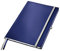 Leitz Notizbuch A4 liniert, 160 Seiten, 80 Blatt, Hardcover mit hochwertigem Bezug, 100 g/m² Papier, Gummizugverschluss, Textilbänder, Stiftelasche, Mit Tasche, Style Serie, Titan Blau, 44750069