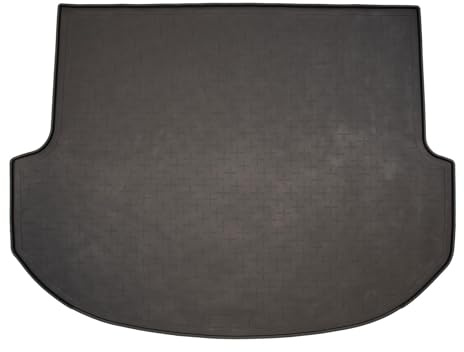 Travall CargoMat Boot Liner Compatible with Hyundai Santa Fe 5 Seaters (2012-2018) Premium Tailored to Fit Car Floor Boot Mat Waterproof Black Rubber Dog Friendly Car Specific Boot Protector