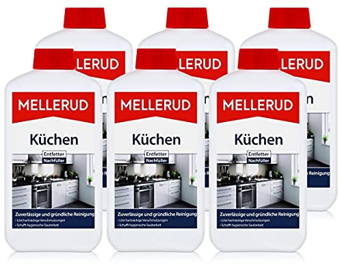 Mellerud Küchen Entfetter 1 L Nachfüller - Fettfreie Sauberkeit (6er Pack)