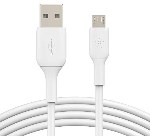 Belkin Micro-USB-Kabel für Geräte wie portable Lautsprecher, Powerbanks und eReader (1 m, Weiß)