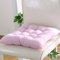 Egurs Galette de chaise avec liens Rose 40 x 40 cm