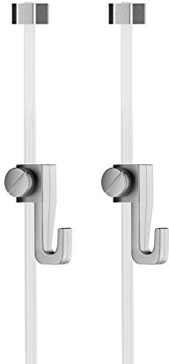 hang-it Bild Aufhängeset 4 kg für Bilderschienen - Galerieschienen inkl. 2 Bilderhaken und 2 Aufhängeseile