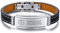 DNR(DO NOT RESUSCITATE) Armband Vorgravierte Medizinische ID Notfall Identifikation Armbänder PU Leder Edelstahl Armbänder für Männer Junge