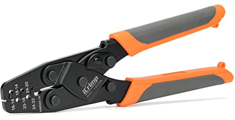 iCrimp IWC-1424A Crimpwerkzeuge für Deutsche DT Series gestempelter und geformter Kontakt, offene Zylinderklemmen-Crimpwerkzeug, AWG14 auf AWG24 Drahtcrimper