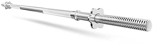 Marbo Sport verstärkte Langhantelstange mit Sternverschlüsse 30 mm 167 cm MW-G167-EX-SR