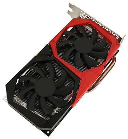 Jectse RTX2060 Grafikkarte, 6G GDDR6 192Bit Doppellüfter 14000MHz 8K HDR und PCB Grafikkarte Gaming Grafikkarte Computer Grafikkarte für GeForce RTX 2060