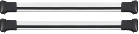 OMAC Dachträger Gepäckträger kompatibel mit Renault Megane Grandtour 2009-2016 Aluminium Grau
