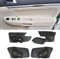 JEZOE Weiches Leder Auto Türverkleidung Aufkleber Trim Tür Armlehne Abdeckung, passend für VW Golf 5 Jetta 2005–2008 2009
