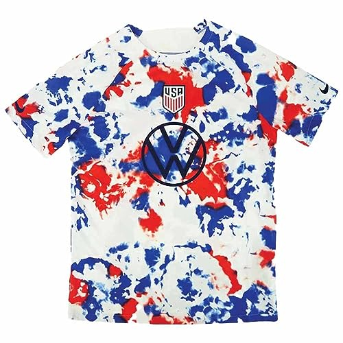 2022-2023 USA Pre-Match Training Football Soccer T-Shirt Trikot (White)