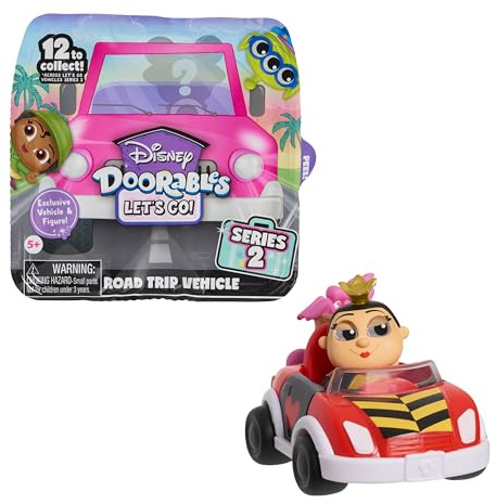 Disney 44746 Doorables Let's Go Fahrzeuge Serie 2, Mehrfarbig