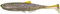 LMAB Bleak Shad 6 cm, 9 cm, 12 cm, 15 cm, 18 cm KÖFI - Gummifisch Angelköder - Gummiköder für: Zander, Barsch, Hecht & Forelle - Zanderköder Hechtköder - Kunstköder (18 cm, Universe)