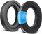 HD598 Earpads Replacement Ear Cushion Protein Leather Memory Foam Ear Pads Compatible with Sennheiser HD598 CS HD599 569 559 HD558 Headphones (Black/Ice-Skin)