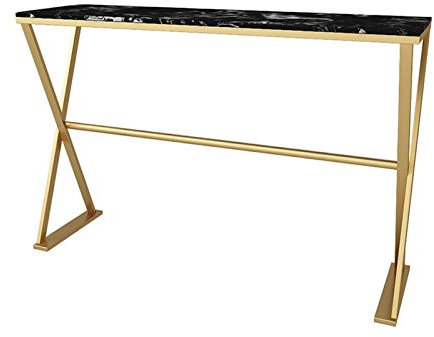 MOooy Konsolentisch, Marmor-Verandatisch, Wohnzimmer-Eingangstisch, moderner Wandtisch aus Schmiedeeisen, Wohnzimmer-Wandschrank
