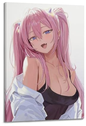 Anime-Filmposter Das Zukunftstagebuch, Gasai Yuno, Wandkunst, Dekor, Wohnzimmer, Schlafzimmer, Dekoration, Poster, 40 x 60 cm, Rahmenstil
