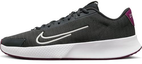 Nike M Vapor Lite 2 HC, Tennis Uomo, Dk Smoke Grey/Photon Dust-Sangria, 44 EU