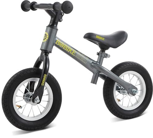 VITONIS Gris Draisienne à partir de 1,5 à 4 Ans, jusqu'à 35 kg, Volant et Selle réglables en Hauteur, antivol de Volant, Cadeau d'anniversaire et Jouet pour garçons et Filles