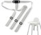 3 Punkt Gurt Sicherheitsgurt, Ersatz-Sicherheitsgurte für Baby Kinderwagen Hochstuhl, Ersatzgurt, Hochstuhl,Verstellbarer Babygurt Kinderwagen und Hochstuhl,Buggy,Ersatz
