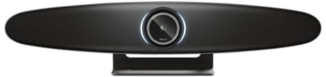 Trust Iris 24073 4K UHD PTZ Conference Camera – All-in-One Video Bar (Built-in Speakers & Quad Array Mics), 60FPS, 120 Degrees Viewing angle, Speaker Tracking with Remote & Wall Mount (New)(Renewed)