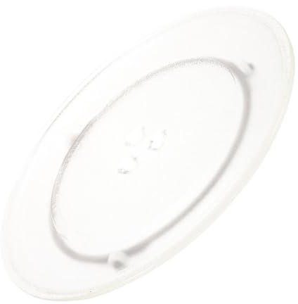 Gatuida Mikrowellen-glasplatte Als Ersatz Für Drehteller Mit Kupplungsring Aus Dickem Glas Gefertigt Für Backofen Und Mikrowelle Einfach Zu Reinigen Montieren