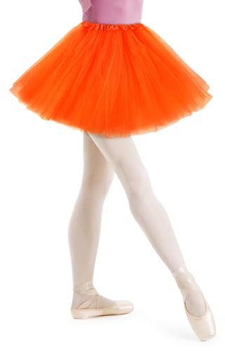 AYBUY Jupe Tutu pour Femme,3 Couches Jupe en Tulle Rétro Années 80 Fête Halloween Carnaval Costume,Tutu Rétro Accessoire Fluo Danse Habiller Soirée Jupette Danse Classique Princess