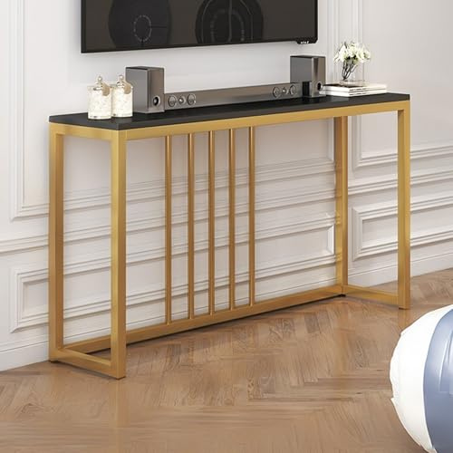 Meuble TV avec Repose-Pieds Réglable et Confortable,Console Meuble Entree,Table Console Scandinave for Couloir Salon,Console Table Extensible(02,55.1in(140cm))