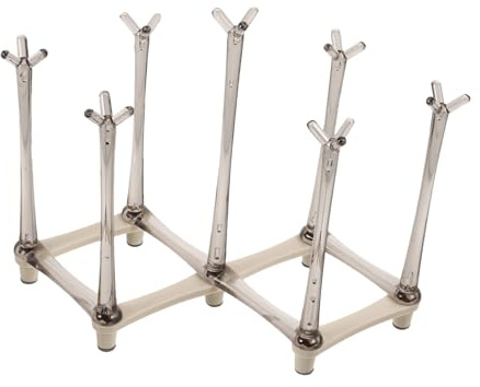 TOKIDNY Cup Holder Coffee Cups Drying Rack Mug Drying Stand Rack for Tumblers Tumbler Plastic