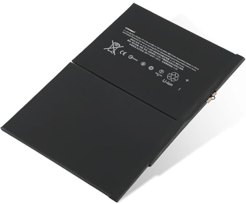Batteria di ricambio compatibile con iPad Air A1474 A1475 A1476 iPad 5 6 7 A1822 A1823 A1893 A1954 A2197 A2198 A2199 A2200 8827 mAh - A1484
