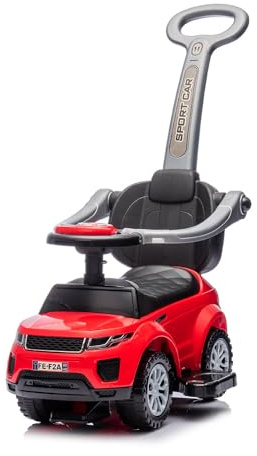 Billy Rutschauto mit Schiebestange Mora, Rot