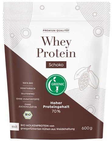 Greenic Whey Protein, Schoko, 600g