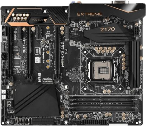 Scheda madre Scheda madre Fit For ASROCK Z170 Z170 Extreme4 for Socket 1151 Core i7-6700K i5-6600K i3-6100 CPU DDR4 SATA3 Ultra M.2 Z170 ATX