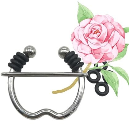 Stilvolle MäNner 45mm Abnehmbares ZubehöR Mit HerzföRmiger Schnalle, Einfache TäGliche Tragen Ornament-Y3 (Ring)
