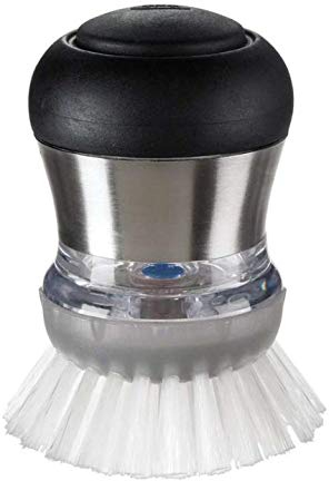 OXO SteeL Soap Dispensing Palm Brush (1, Set of 1)