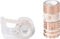 Heyda 203584579 Deko Tapes (Weihnachten Mini) glänzend jede Rolle 12 mm Rosegold