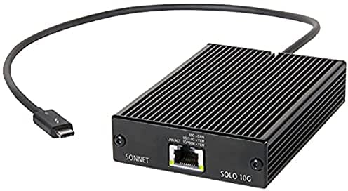 Sonnet Solo 10G Thunderbolt 3 to 10Gb Base-T Ethernet Adapter - Adaptateur