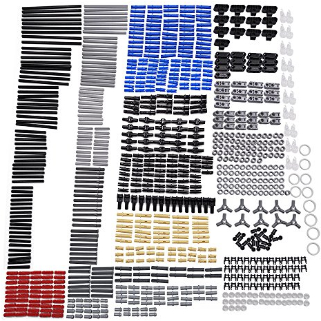 Technic Axle Placa Redonda de ladrillo,Mango inversor, 882 Piezas, Conjunto de Ladrillos para Piezas técnicas