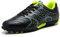 Scarpe da Calcio Ragazzi Bambino Scarpe Sportive Calcetto Traspirante - Nero 35 EU