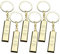 Amosfun Aufwändige Schlüsselanhänger Goldbarren Design Schlüsselanhänger Ornamente Party Supplies